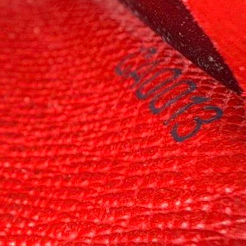 Louis Vuitton Red Epi Leather Card Holder Wallet - Picture 5 of 5